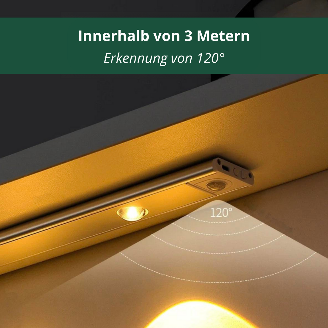 LED Unterbauleuchte Kabellos – Bewegungssensor, 5 Farben