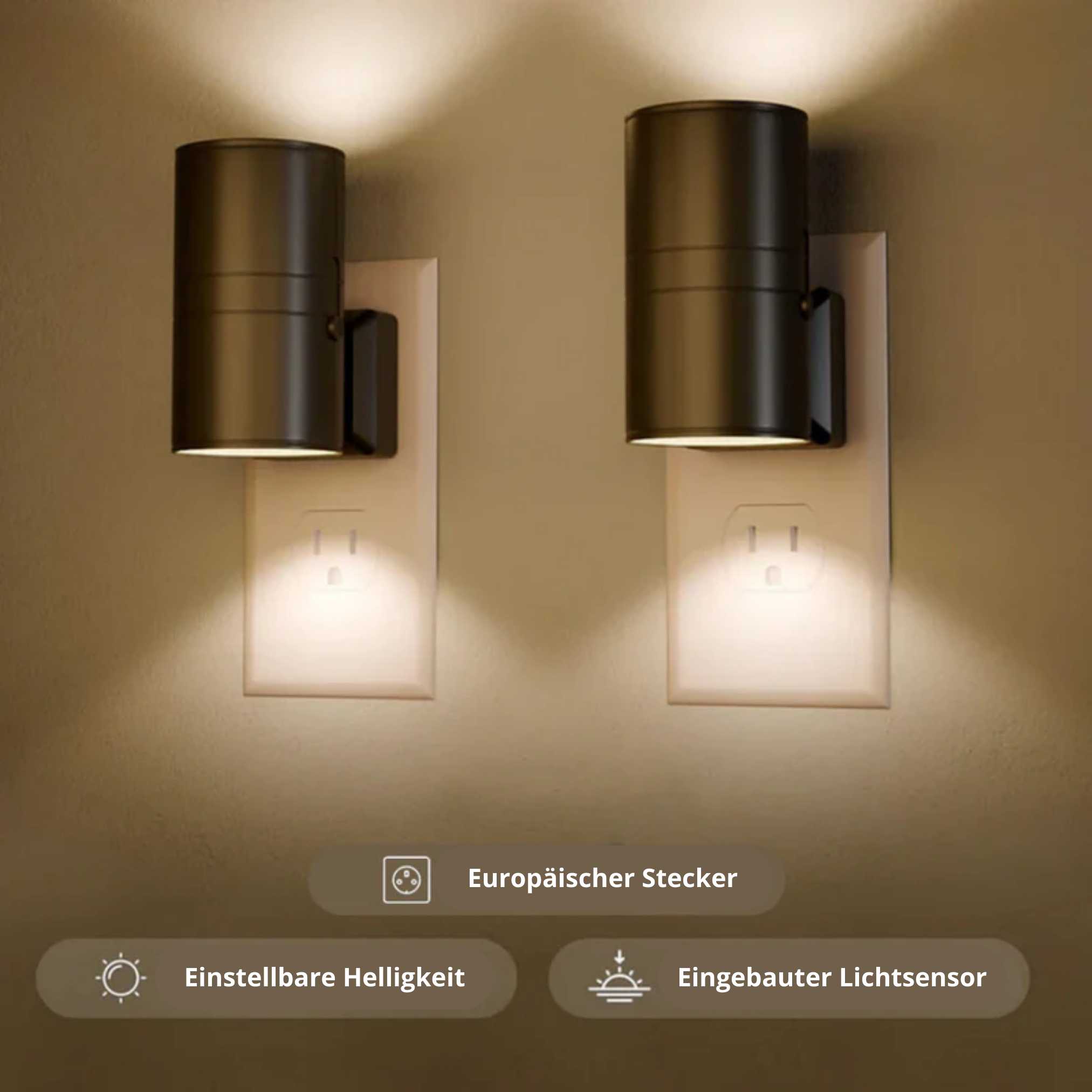 Velano LED Lampe – Wandmontage, Warmweiß, Für Innen