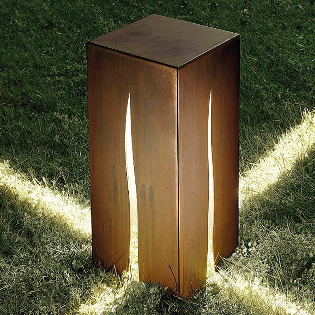 Cube Crack Außenwandleuchte mit Integrierten LEDs – Wetterfest und Modern