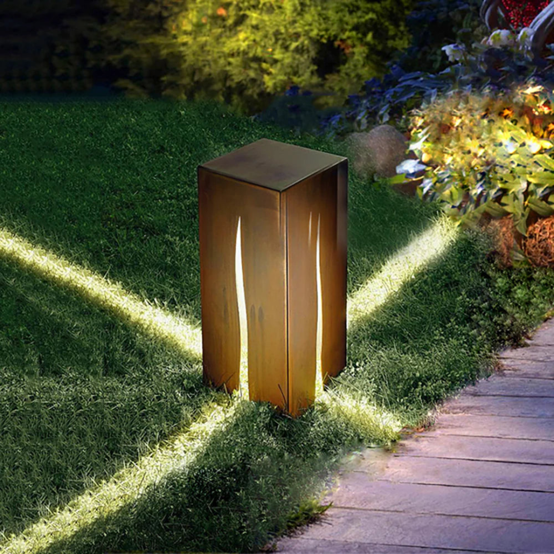 Cube Crack Außenwandleuchte mit Integrierten LEDs – Wetterfest und Modern