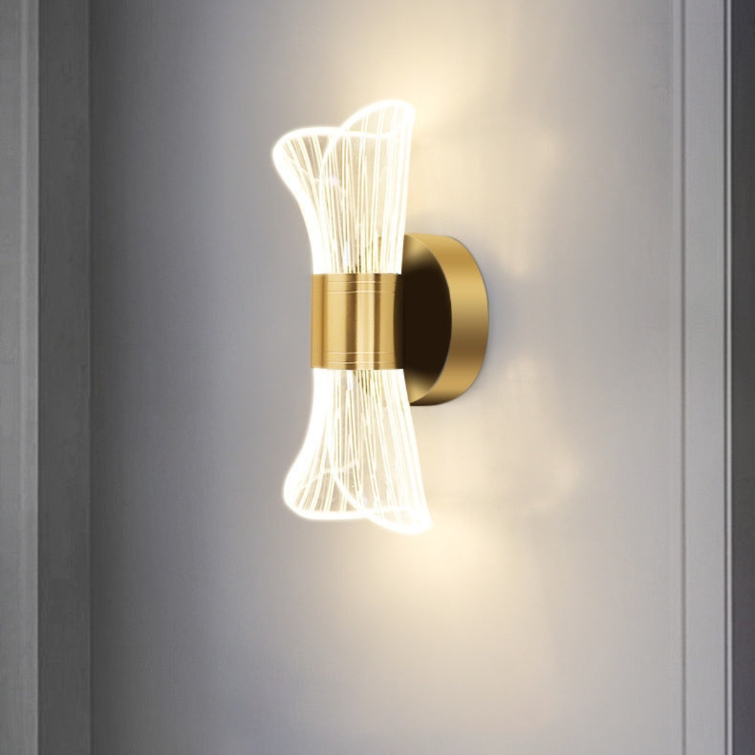 Transparente LED Wandleuchte 8W – Modernes Design für Innenräume