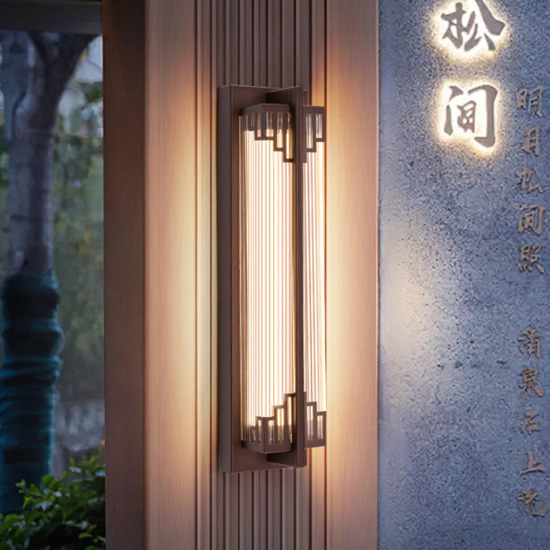 Wandleuchte Schwarz – Wasserdichte LED Wandlampe für Außenbereiche aus Edelstahl