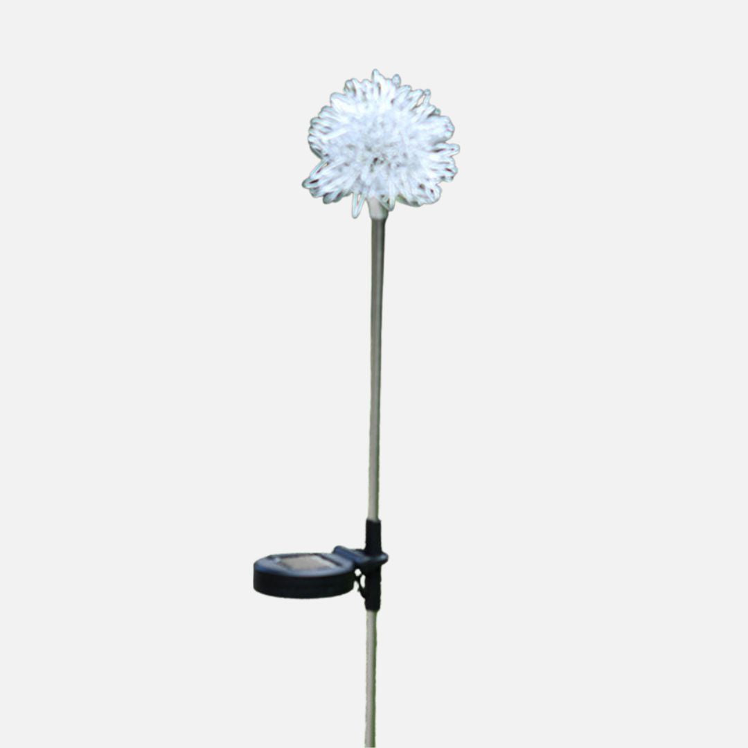 Solarleuchte Dandelion – Energiesparende Solarlampe für Gartenbeleuchtung, 30 cm, Wasserfest