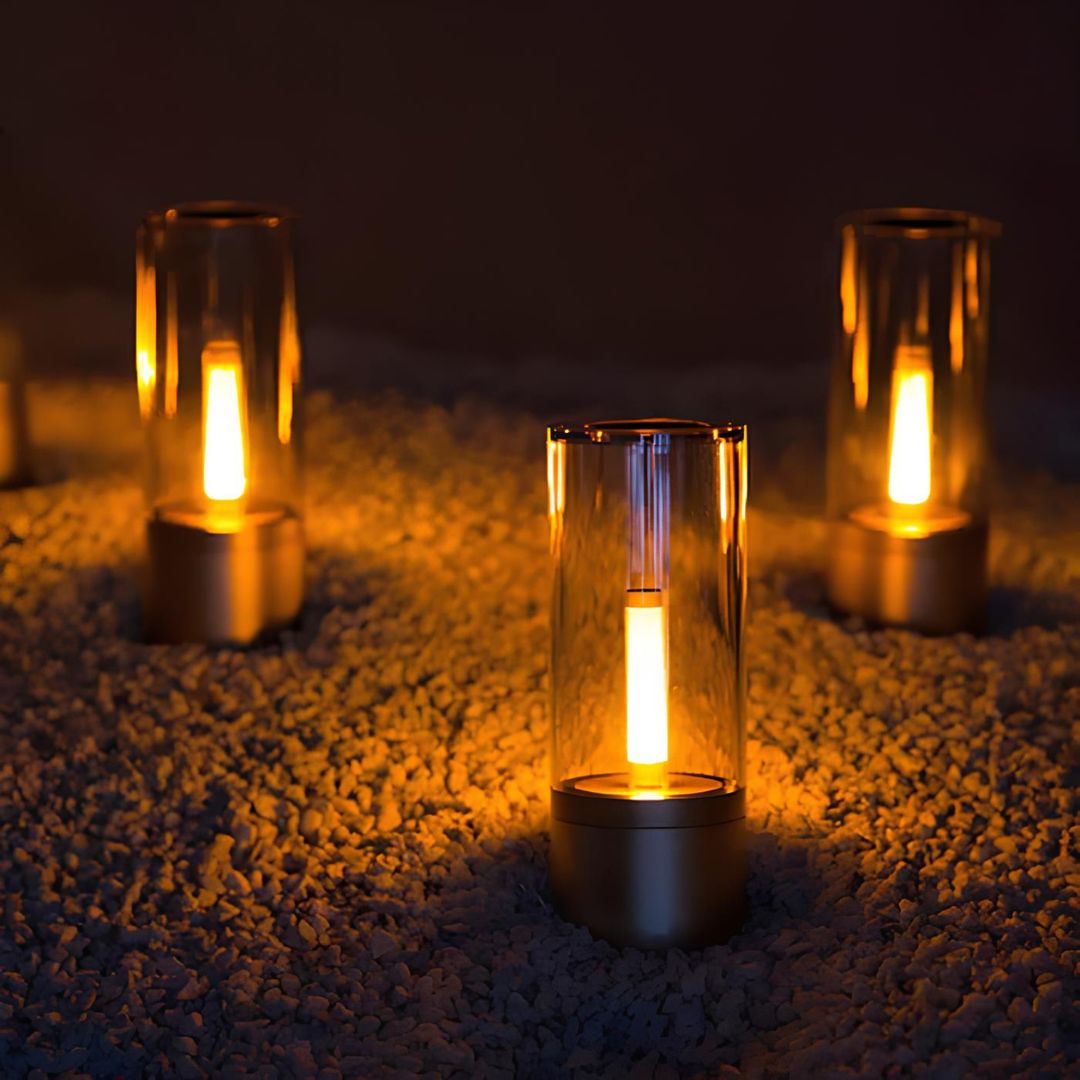 Kabellose Tischlampe Dimmbar – Zylinder-Design für Wohnzimmer & Schlafzimmer