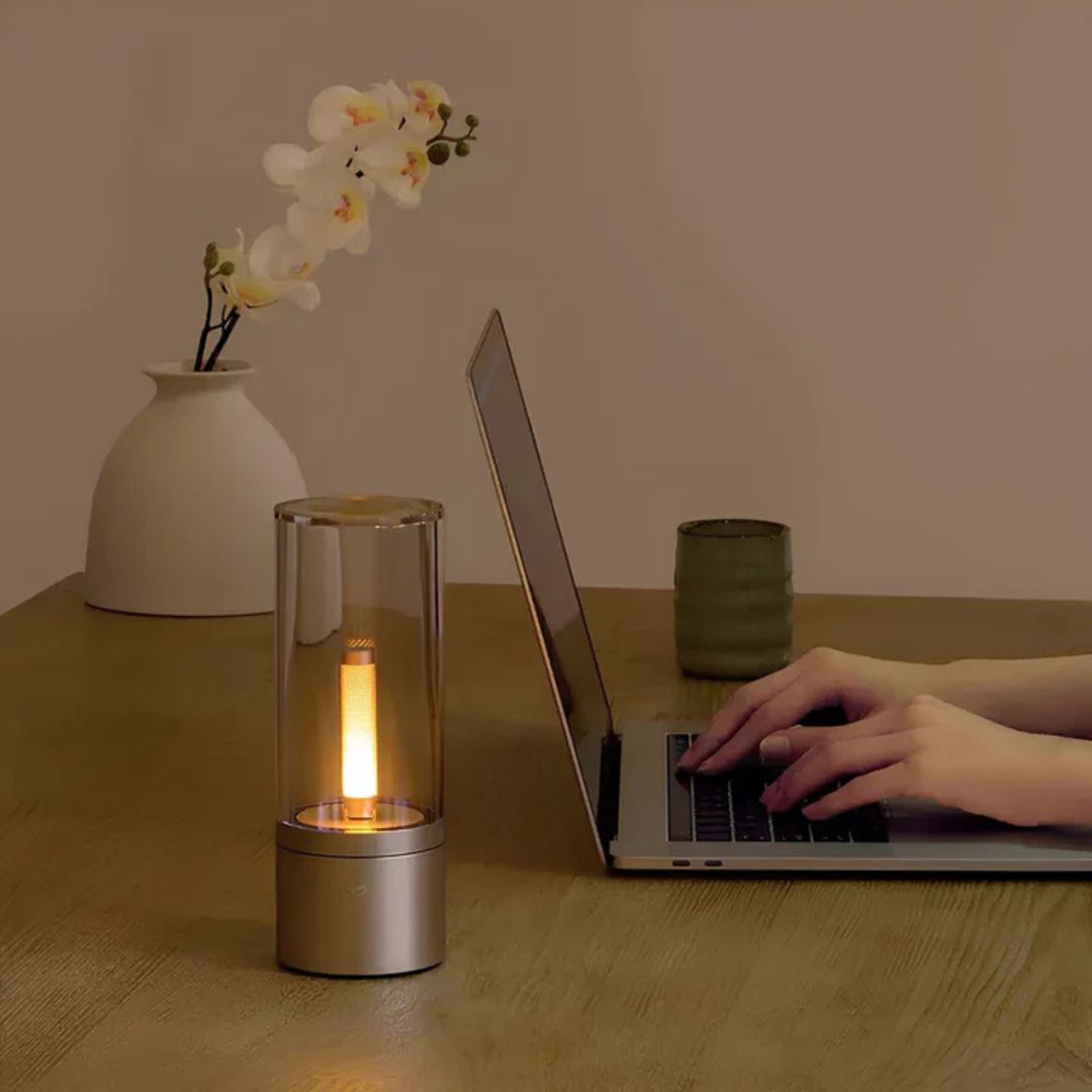 Kabellose Tischlampe Dimmbar – Zylinder-Design für Wohnzimmer & Schlafzimmer