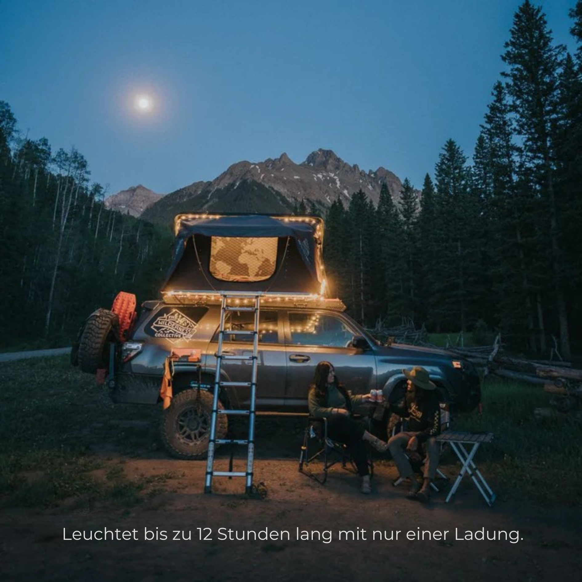 Camping Lichterkette LED Aufrollbar - CAMPBUDDY™