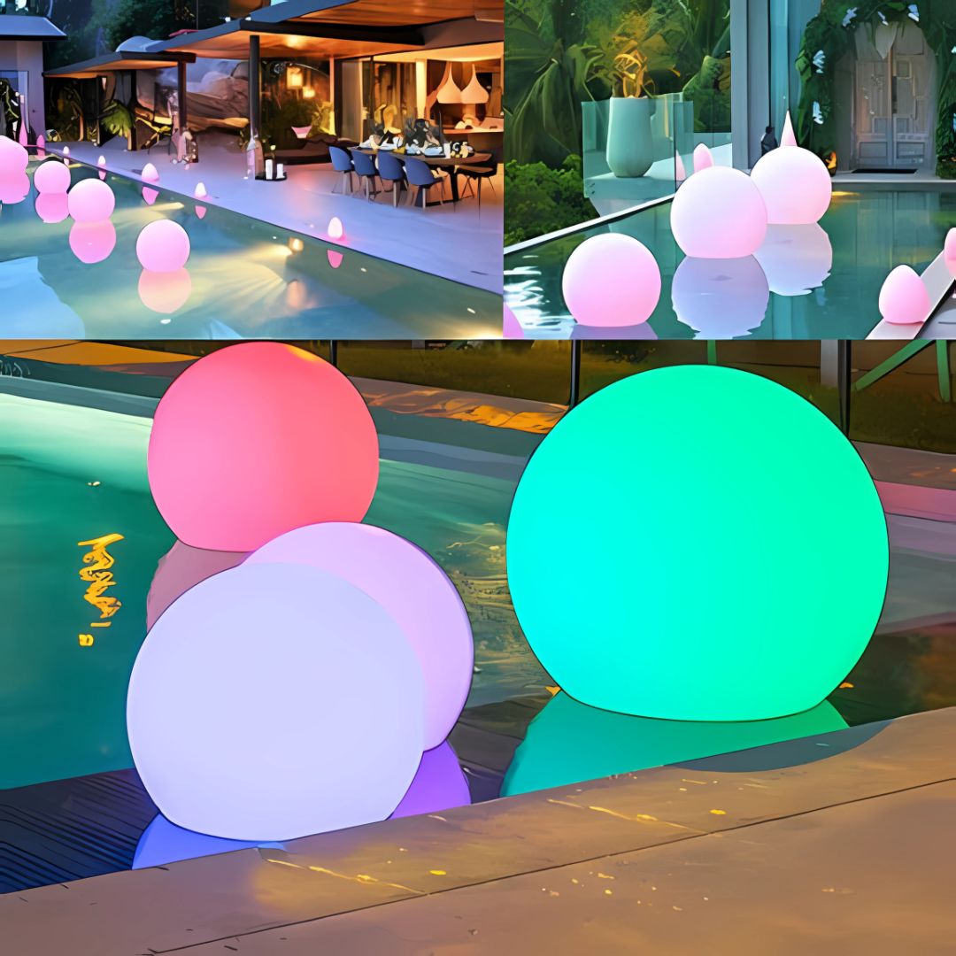 LED Gartenlampe Aurora – 16 Farben, Wetterfest für Terrasse, Balkon & Garten