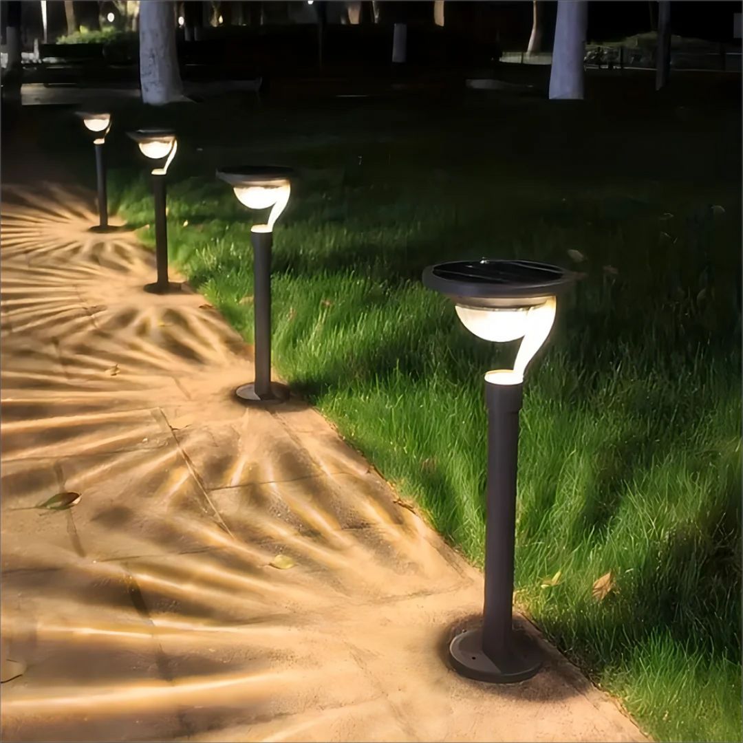 Hochwertige Solar Gartenleuchte IP65 Wetterfest mit Automatischer Beleuchtung