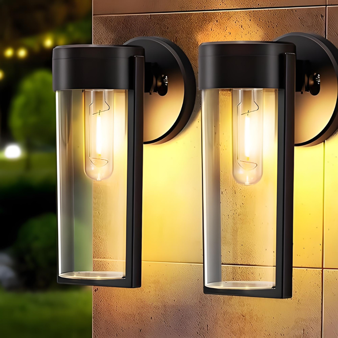 Solar Wandleuchte LED mit Automatischer Ein/Aus-Funktion und IP65 Wasserdichtigkeit
