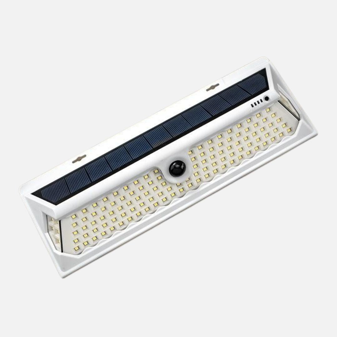 Solarleuchte mit 120 LEDs und Bewegungsmelder – Wetterfeste Gartenbeleuchtung