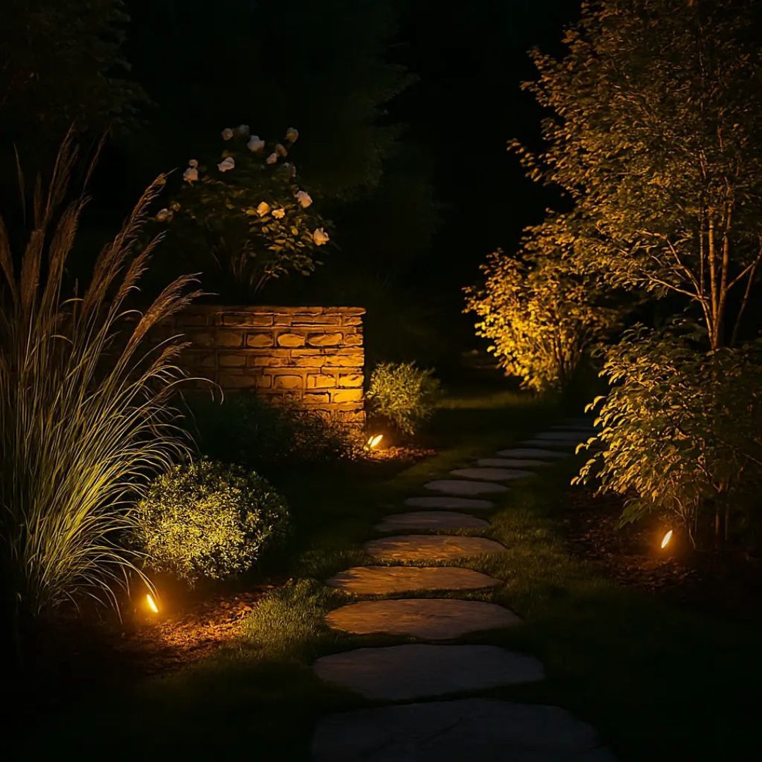 Solar Gartenstrahler – 9 Farben, Wetterfest, Erdspieß