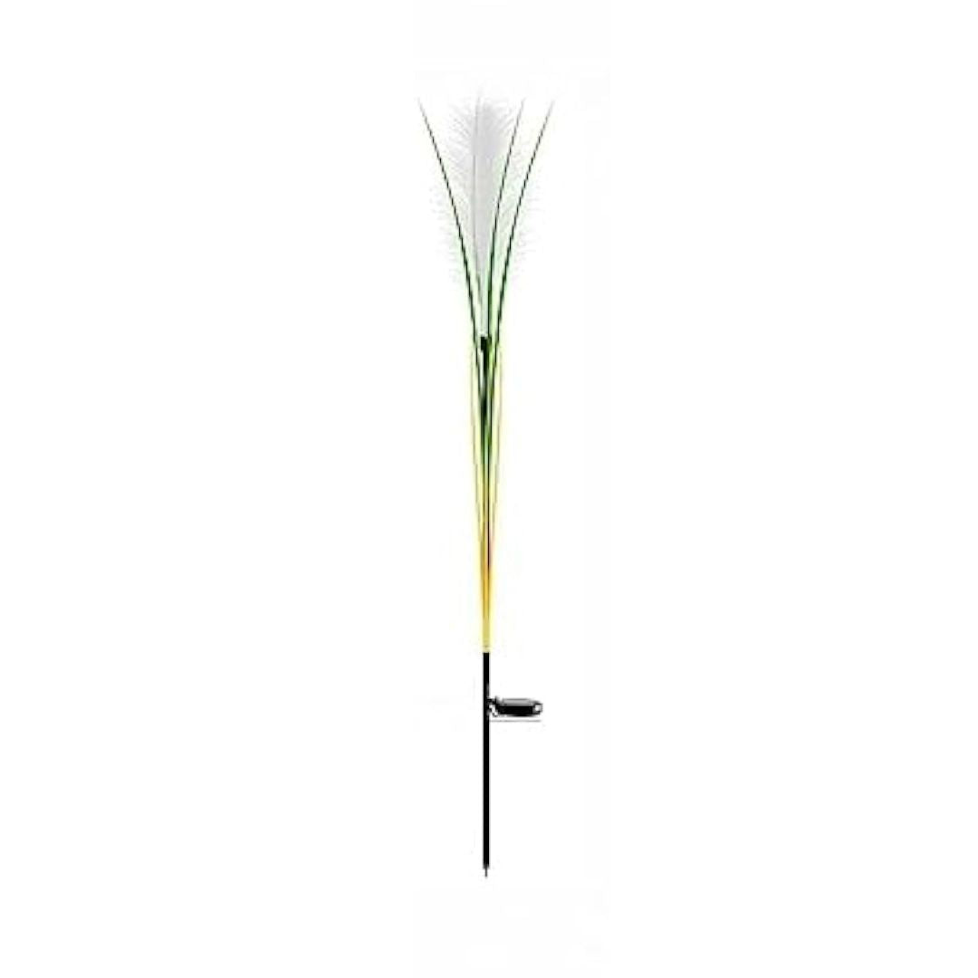 Solarleuchte für Garten – Fiberglas-Rohrlampe mit Dämmerungssensor IP65