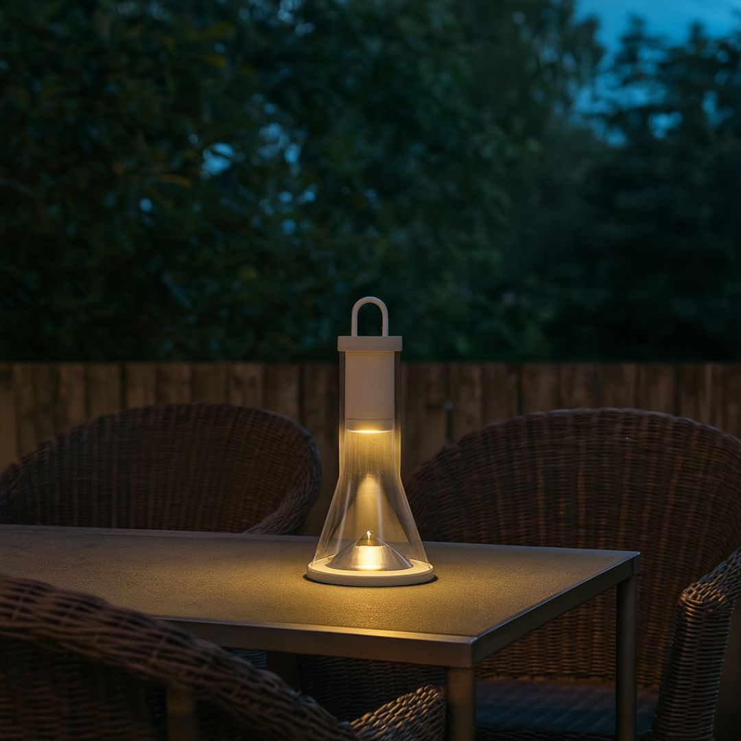 Wiederaufladbare Tischlampe – Minimalistische Kabellose Tischleuchte mit 14h Akku