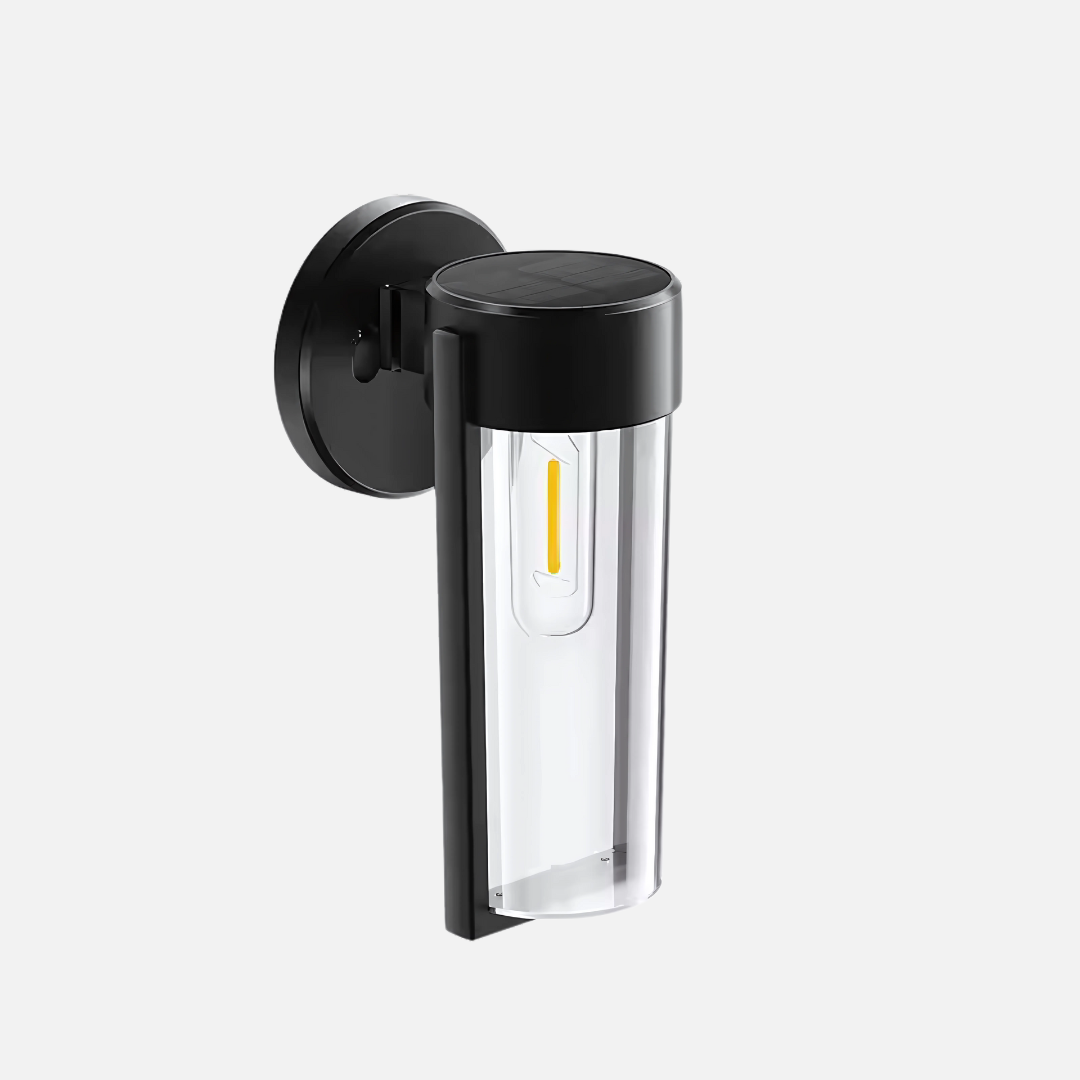 Solar Wandleuchte LED mit Automatischer Ein/Aus-Funktion und IP65 Wasserdichtigkeit