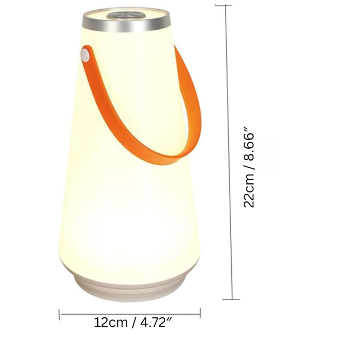 Tragbare LED Campinglampe mit Wiederaufladbarem Akku und 360° Licht