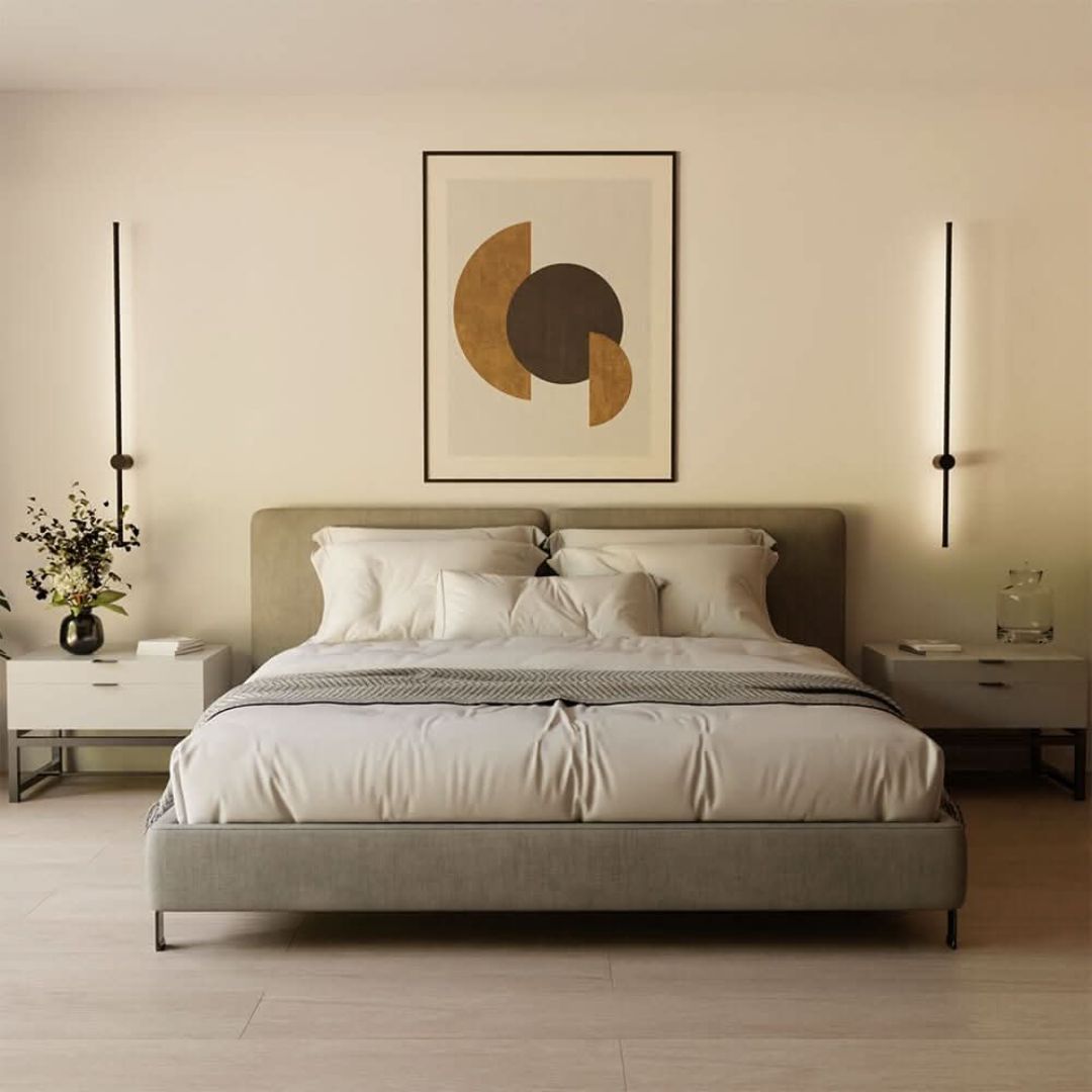 LED Wandleuchte Slim Dimmbar – 60/120 cm, Speicherfunktion, Minimalistisches Design