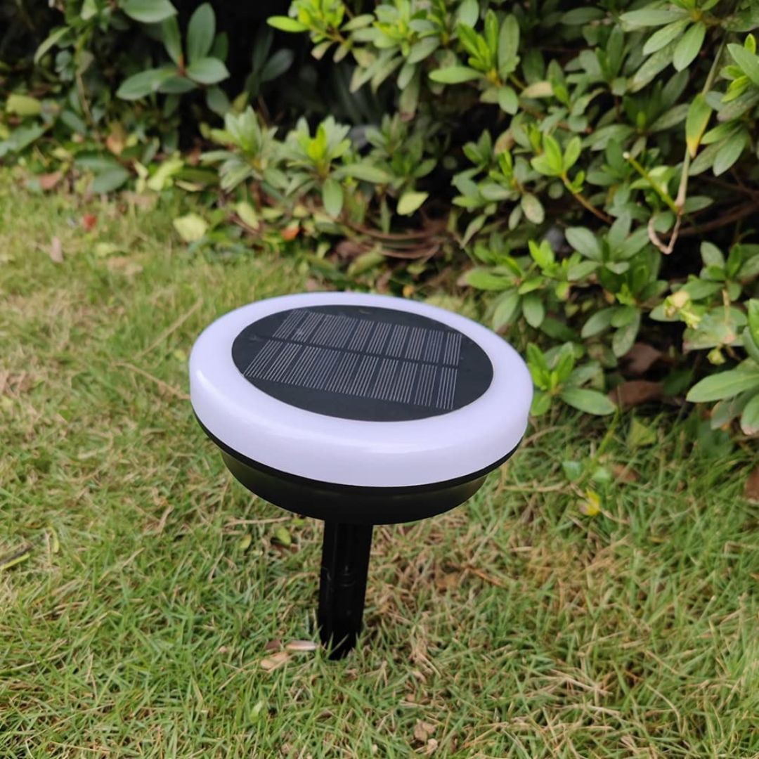 Solar Gartenlichter mit 24 RGB-Farben – Wetterfest und Dämmerung bis Morgengrauen