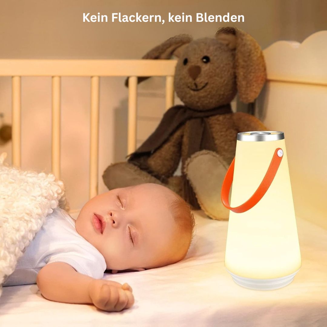 Tragbare LED Campinglampe mit Wiederaufladbarem Akku und 360° Licht