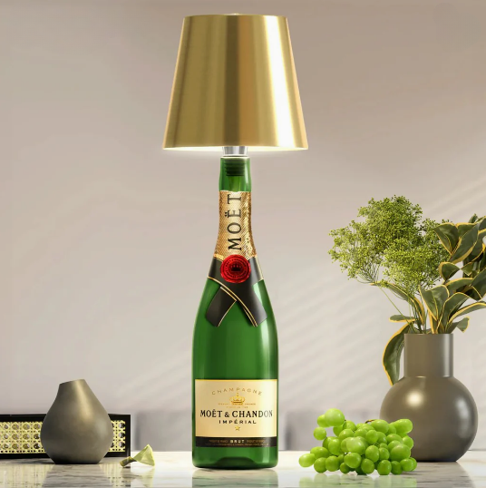 LED Flaschenlampe Kreativ – LumiCork Wiederaufladbar für Dekoration