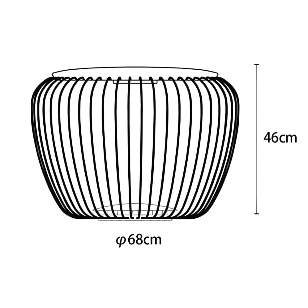Outdoor-LED-Stehlampe Edelstahl Sandasche IP65