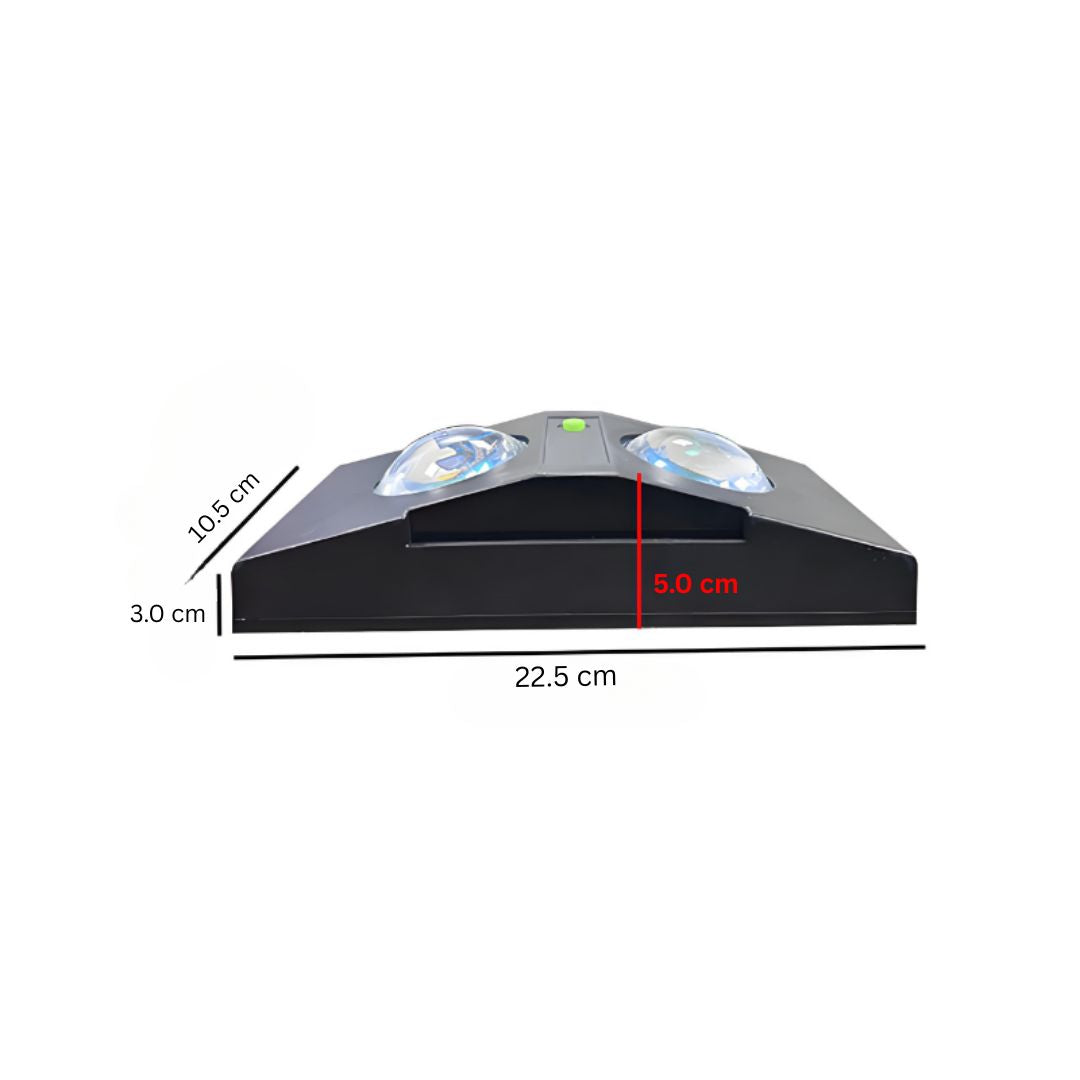 RGB Solar Außenwandleuchte IP67 Wasserdicht – Energiesparende Außenwandlampe