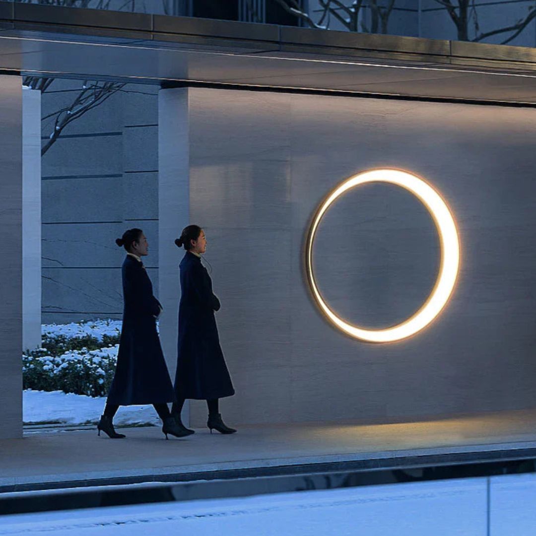 IP65 Wasserdichte Außenwandleuchte Edelstahl – Runde LED Außenwandlampe
