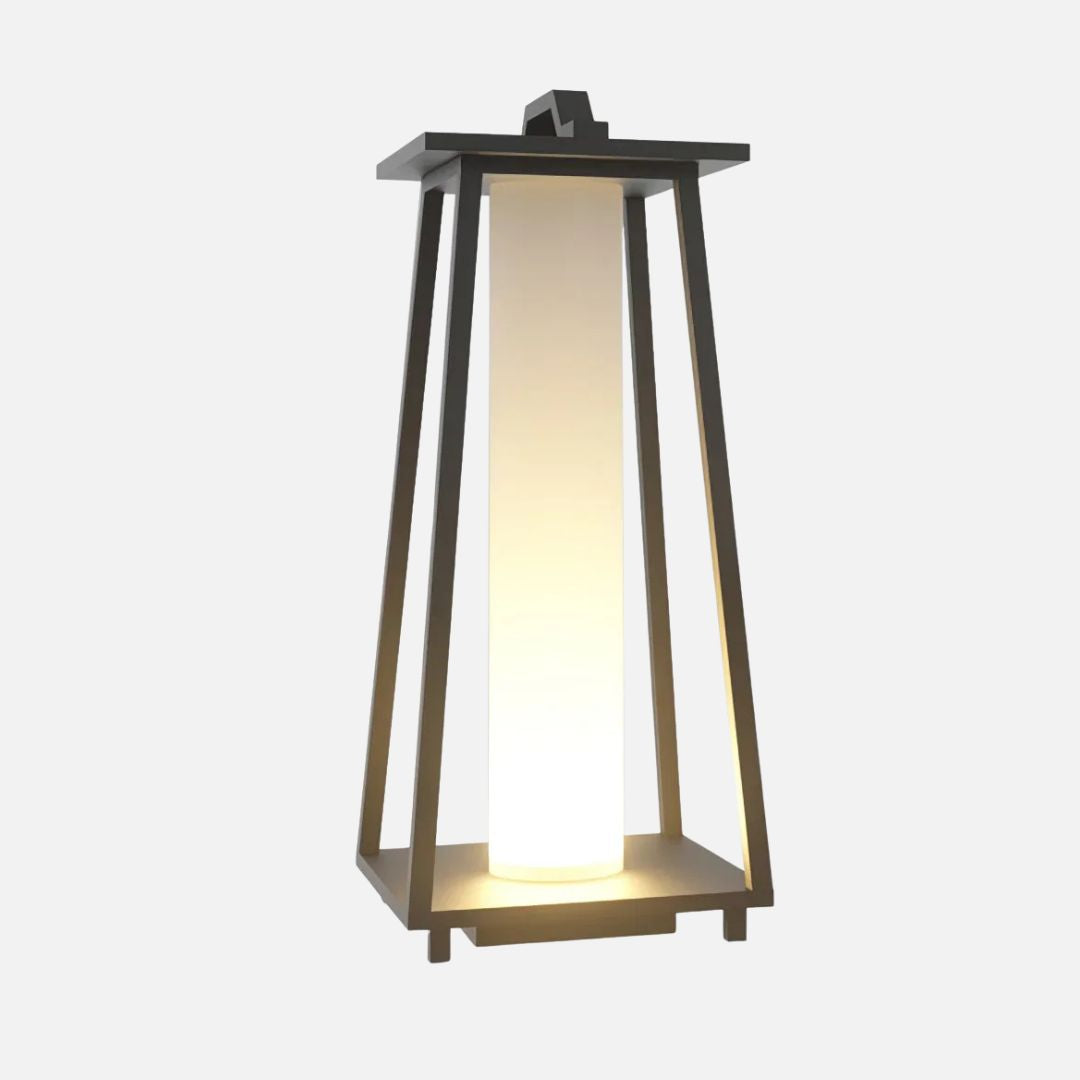Outdoor-LED-Laterne Edelstahl Solar-Bodenlampe