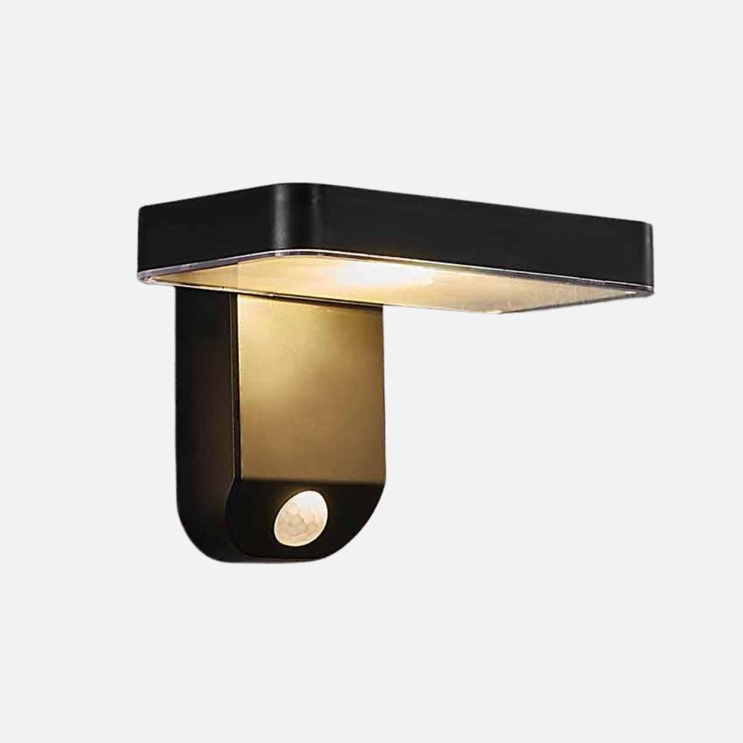 Solarbetriebene Außenlampe mit Bewegungsmelder – Wetterfest und Kabellos für Garten und Haus
