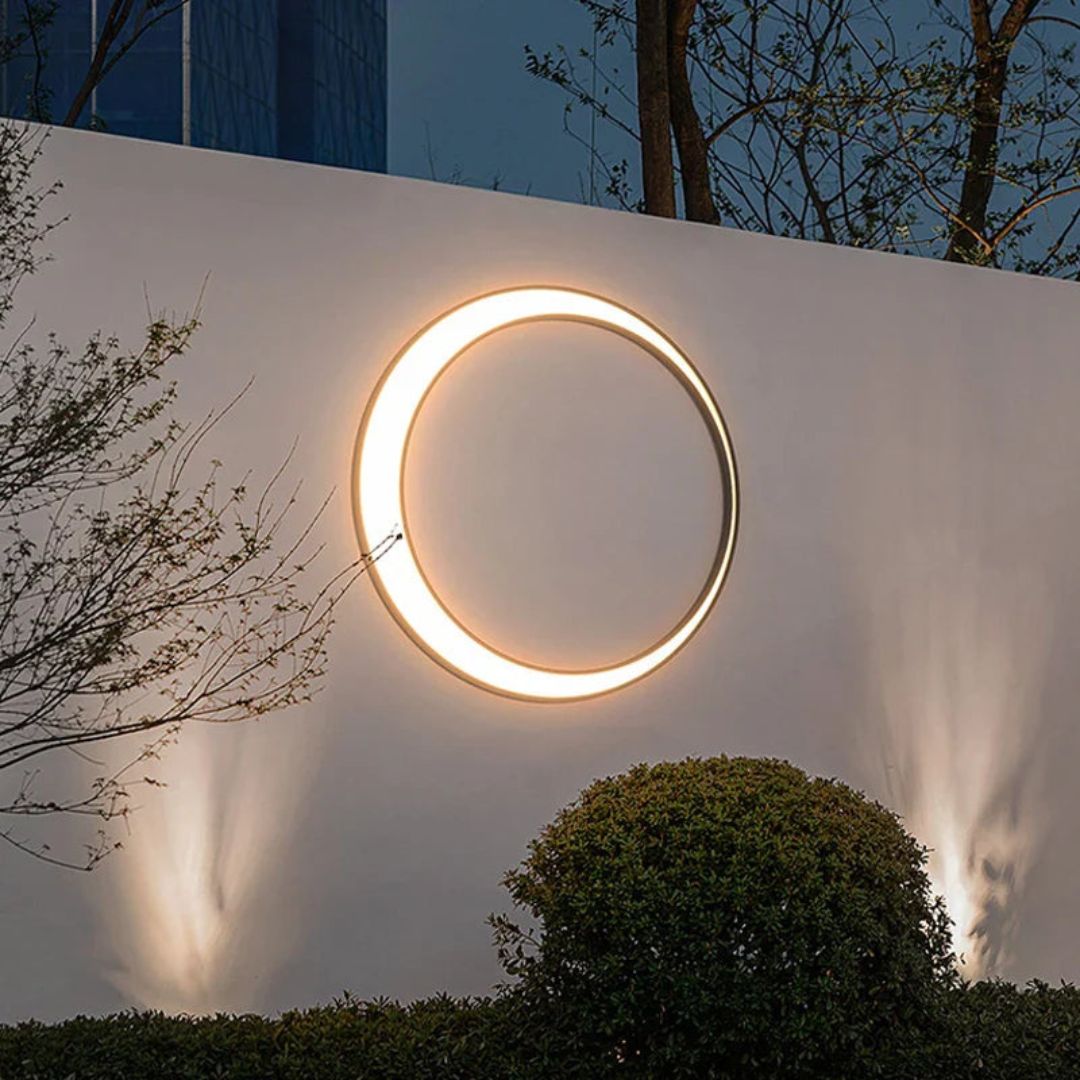 IP65 Wasserdichte Außenwandleuchte Edelstahl – Runde LED Außenwandlampe