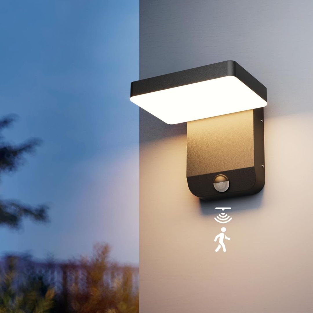 Solarbetriebene Außenlampe mit Bewegungsmelder – Wetterfest und Kabellos für Garten und Haus