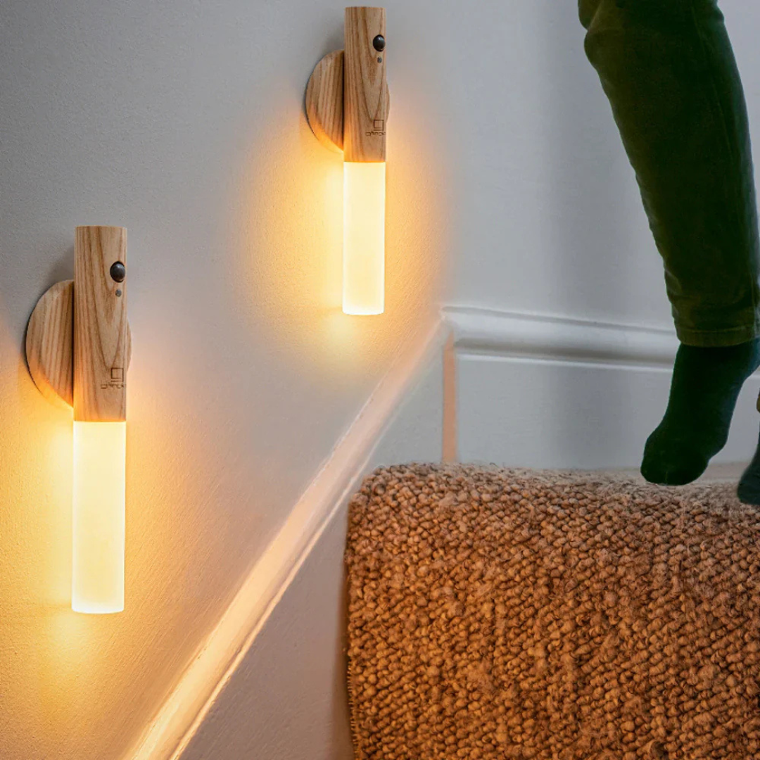 Wiederaufladbare LED Wandleuchte mit Bewegungssensor – 8 Stunden Akkulaufzeit