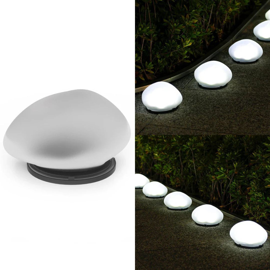 Solar Gartenlampe Dimmbar – Wasserdicht und Minimalistisch für Außenbereiche