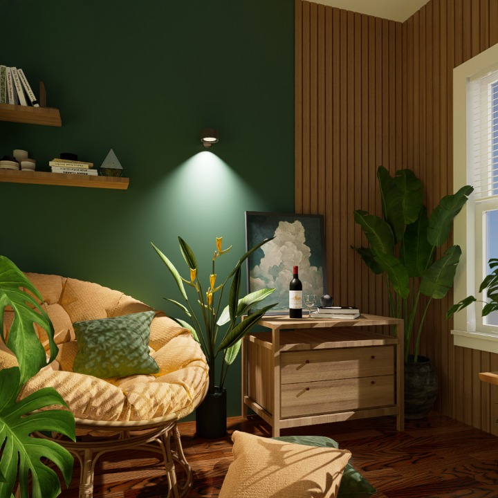 Draadloos 360 ° oplaadbaar wandlicht