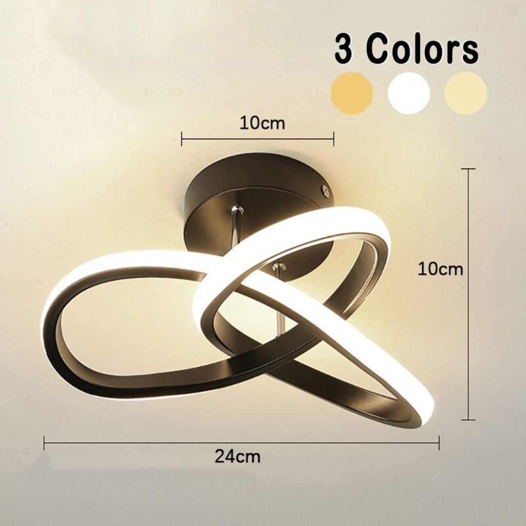 LED Deckenlampe – 3 Ringe, Dimmbar, Warmweiß