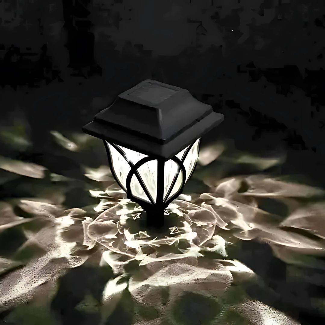 Solar Gartenleuchten LED Außen – Warmweiß, Wasserdicht, Auto Ein/Aus, 4er-Set