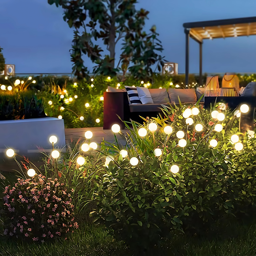 Solar Gartenleuchten Warmweiß – Kabellos, Automatisch, Wetterfest für Außenbereich