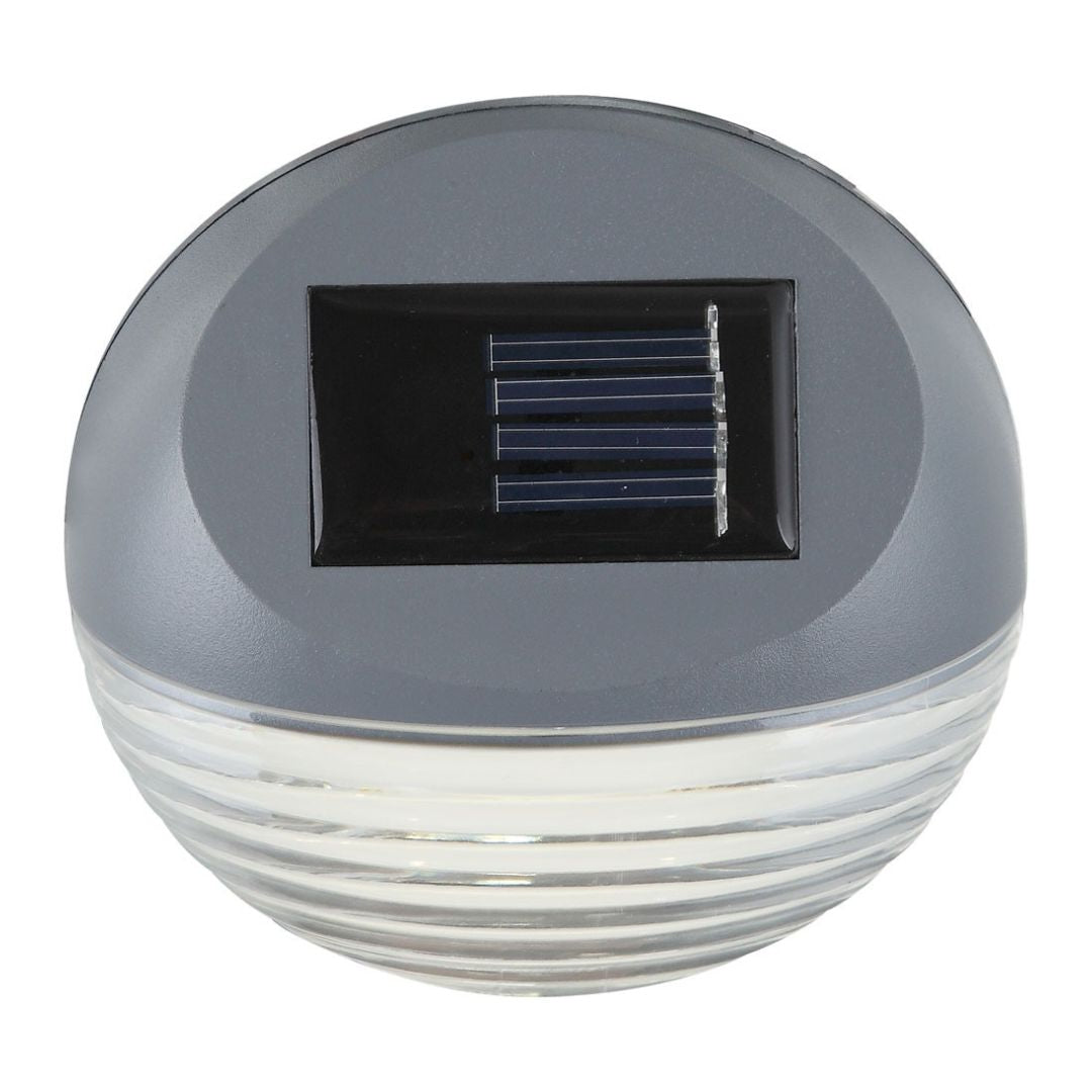 Solar Zaunleuchten LED Set mit 6 Stück Wasserdicht Kunststoff
