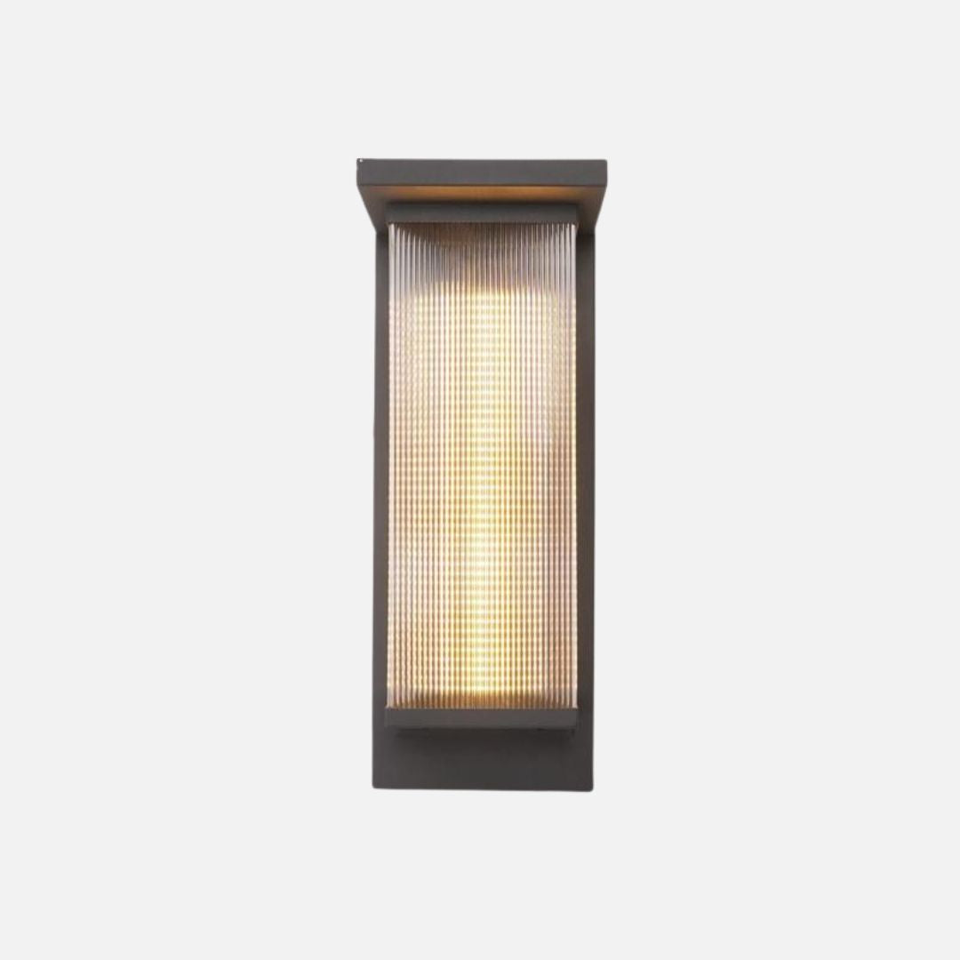 Wandleuchte Außenbereich Wasserdicht LED Schwarze Box für Garten & Terrasse