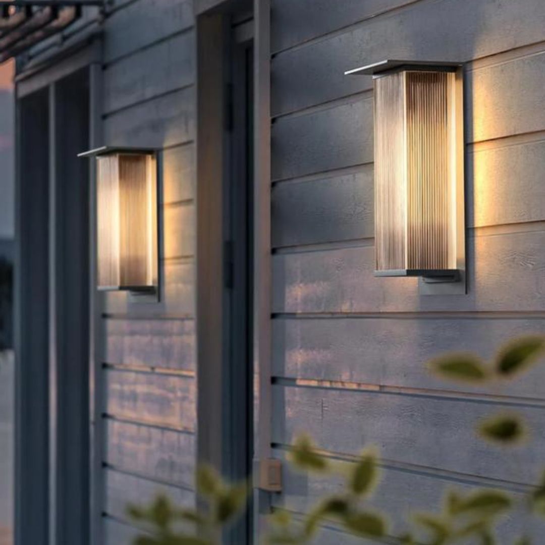 Wandleuchte Außenbereich Wasserdicht LED Schwarze Box für Garten & Terrasse