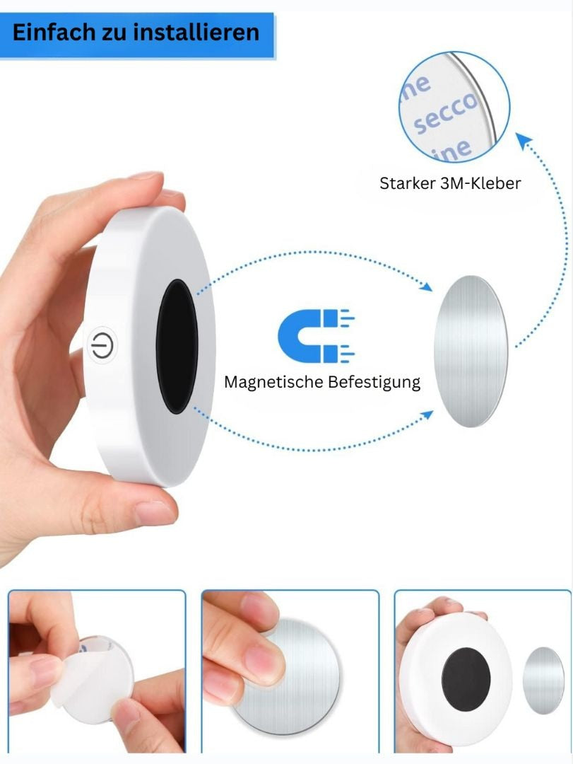 Wiederaufladbares LED-Touch-Licht 3000K/6000K Dimmbar (2er-Pack)