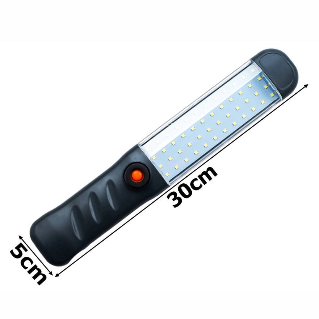 LED Arbeitslampe mit USB-Ladung, Dimmer und Magnet – Tragbare Arbeitsleuchte für Werkstatt