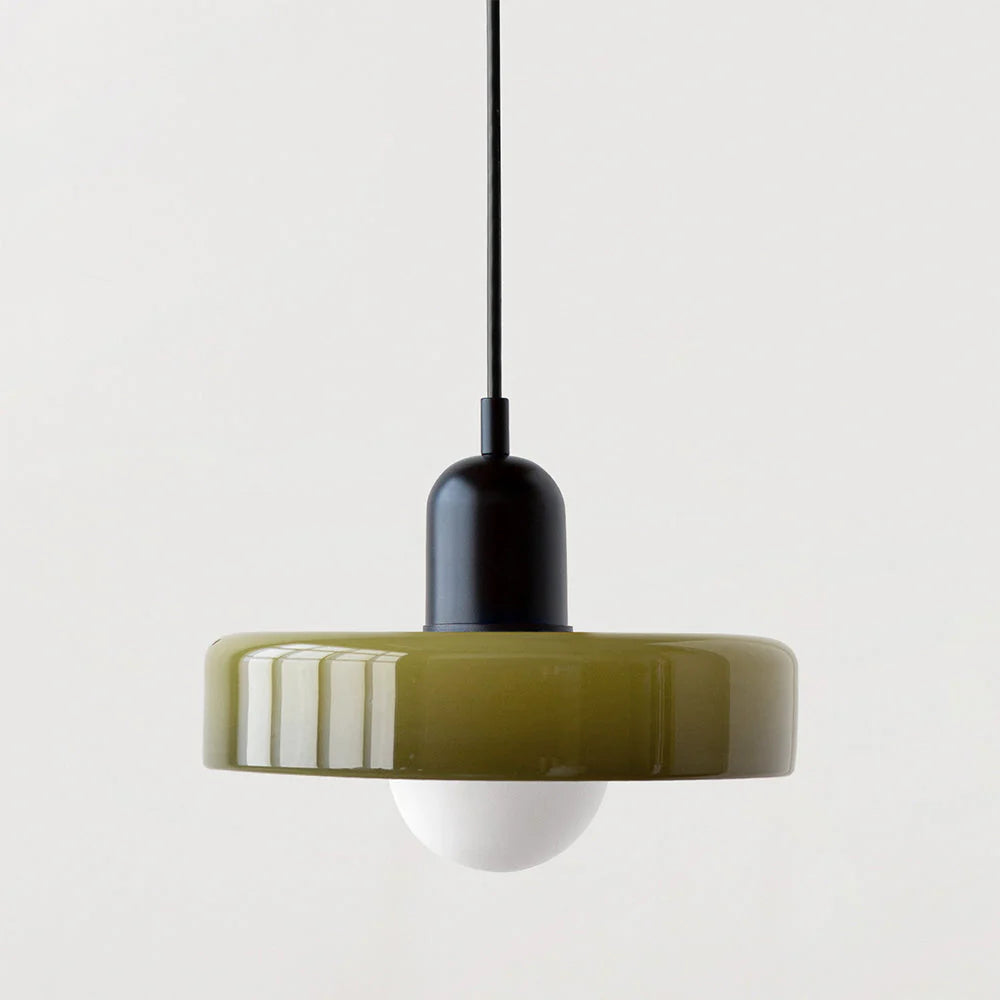 Variant image for Moderner Bauhaus LED Anhänger mit Gefrostetem Glas – 35 cm, Höhenverstellbar-41