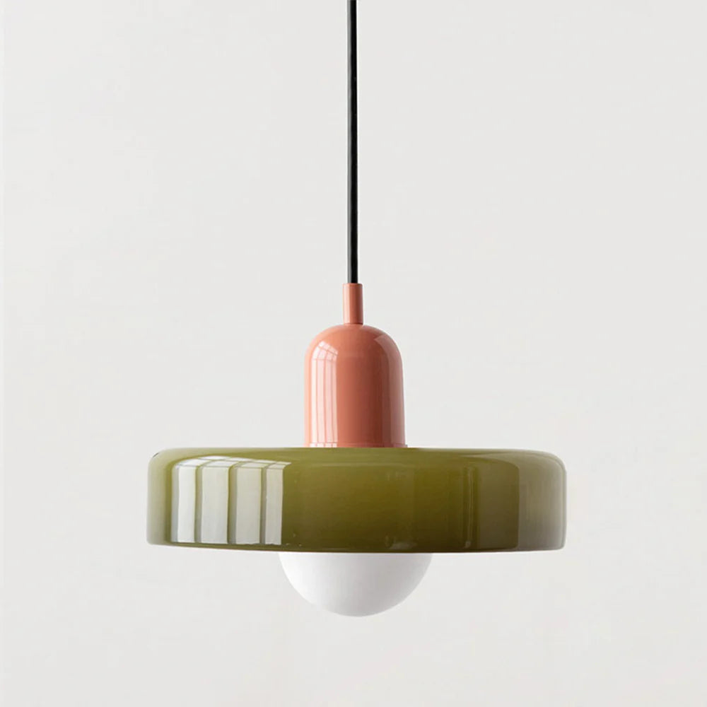 Variant image for Moderner Bauhaus LED Anhänger mit Gefrostetem Glas – 35 cm, Höhenverstellbar-17
