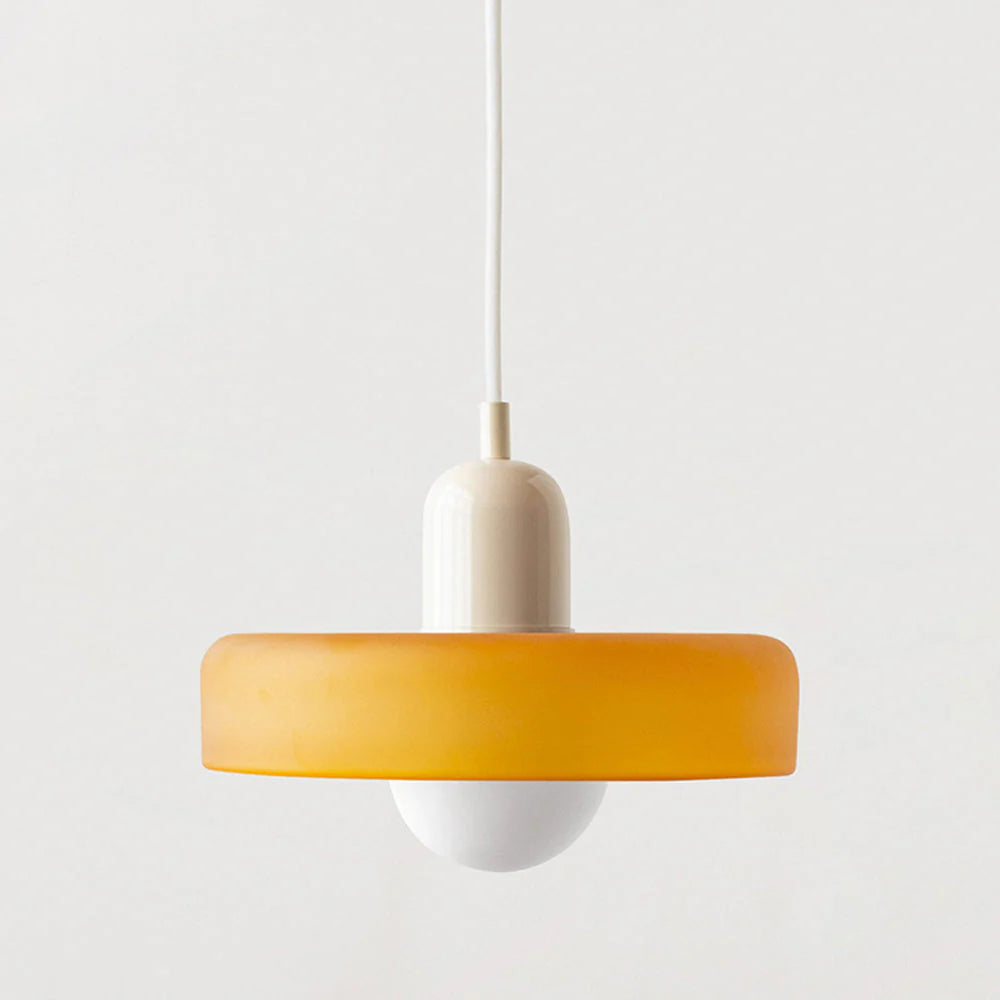Variant image for Moderner Bauhaus LED Anhänger mit Gefrostetem Glas – 35 cm, Höhenverstellbar-35