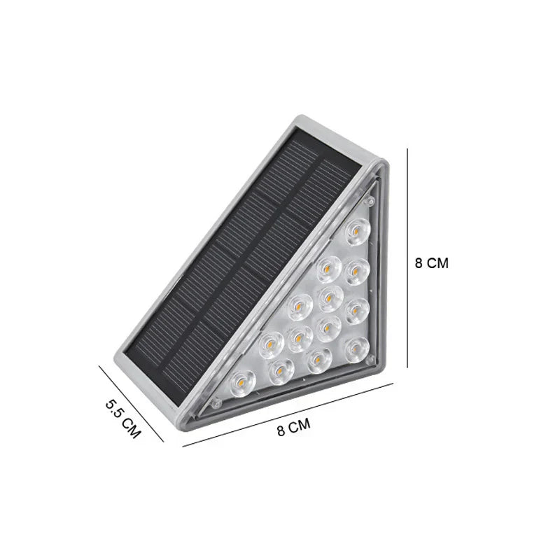 Solarleuchte Dreieck Wasserdicht – LED Außenbeleuchtung für Garten & Terrasse