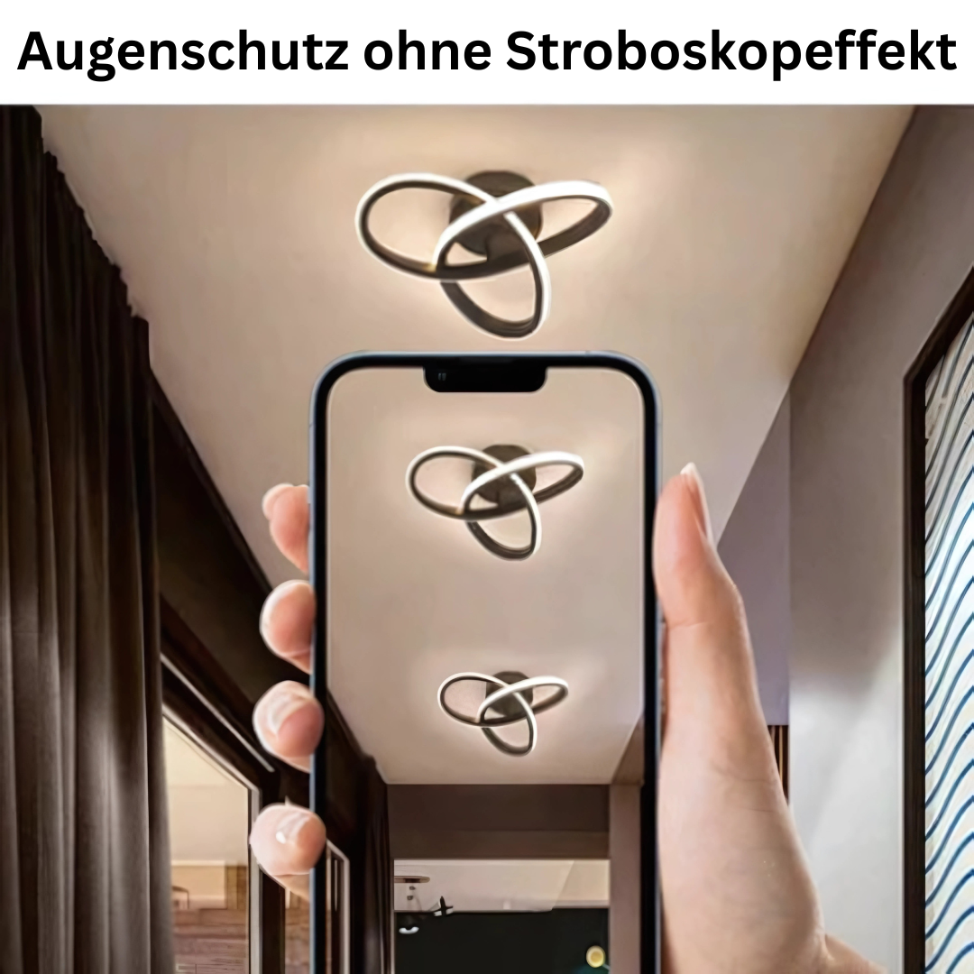 LED Deckenlampe – 3 Ringe, Dimmbar, Warmweiß