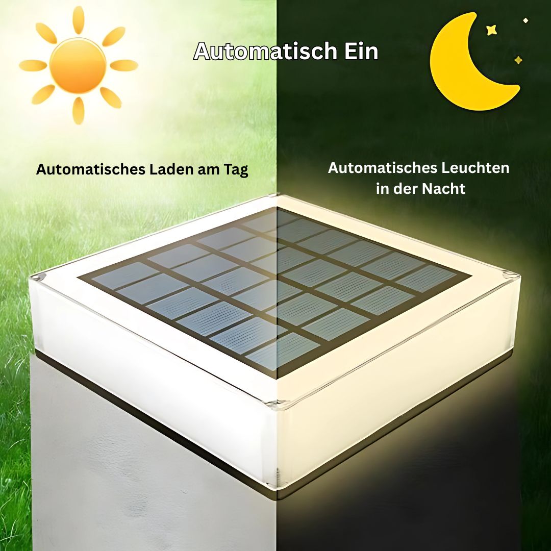 Moderne Solarleuchte IP65 Wasserdicht – LED Solarlampe für Gartenbeleuchtung