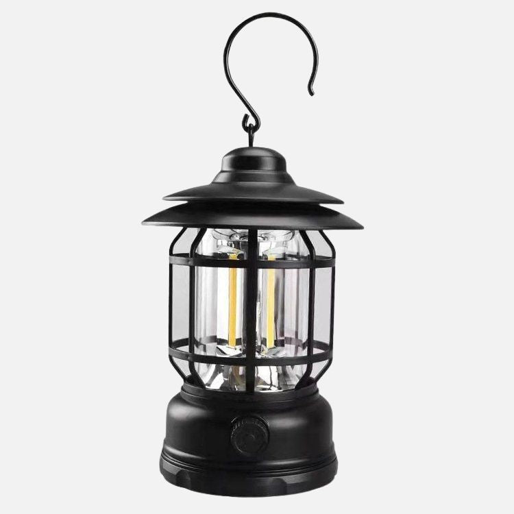 Retro Campinglampe – 360° LED, Magnetisch, Wasserdicht
