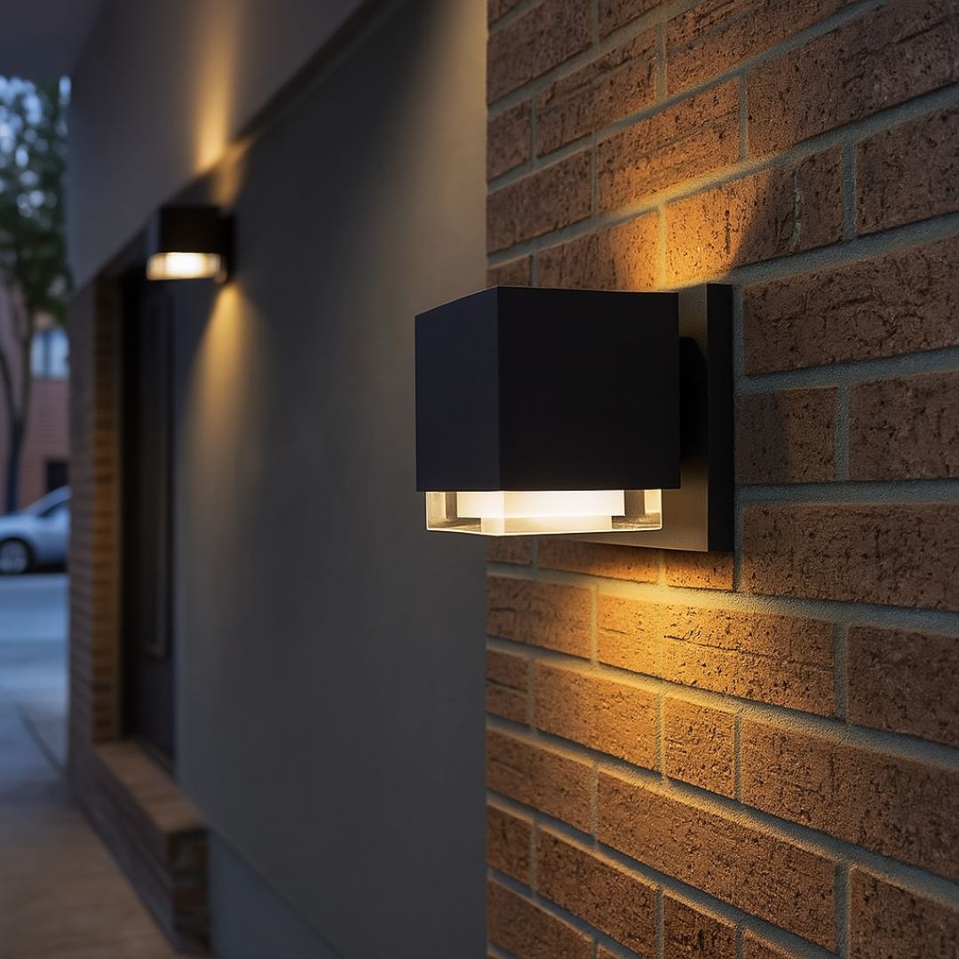 Außenwandleuchte Edelstahl mit LED und UV-beständigem Acryl – Modernes Design