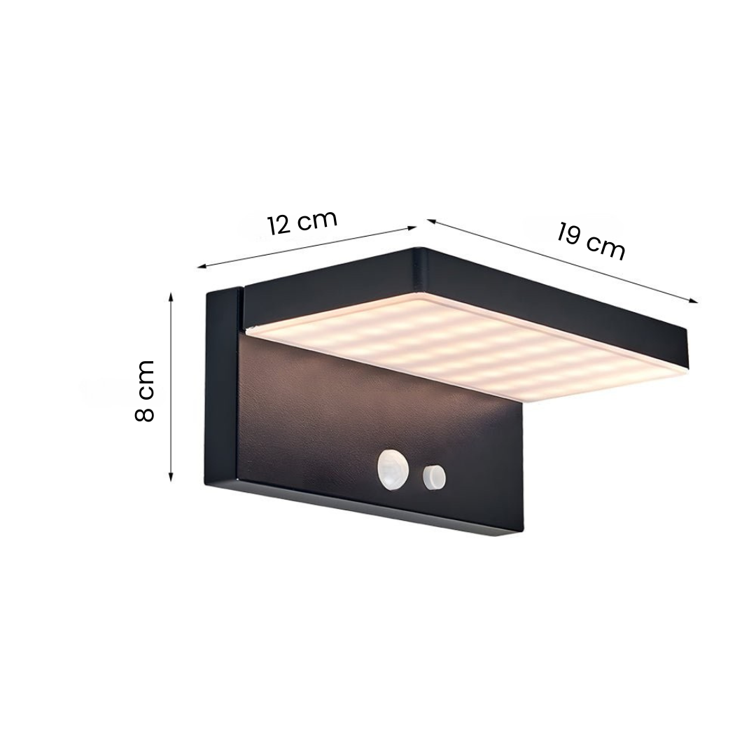 Solar LED Außenleuchte mit Bewegungsmelder – Wetterfeste Außenbeleuchtung